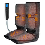 Foot and Calf Massager with Heat, Air Compression Leg Massager for Circulation and Relaxation with Hand-held Controller 6 Modes 3 Intensities