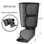 Foot and Calf Massager with Heat, Air Compression Leg Massager for Circulation and Relaxation with Hand-held Controller 6 Modes 3 Intensities