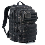 BOW-TAC tactical backpacks - Black camo 40L tactical backpack - Main view
