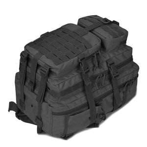 BOW-TAC tactical backpacks - Black 34L molle bug out backpack - Bottom detail