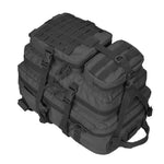 BOW-TAC tactical backpacks - Black 34L molle bug out backpack - Top detail