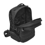 BOW-TAC tactical backpacks - Black bug out military backpack - Open view