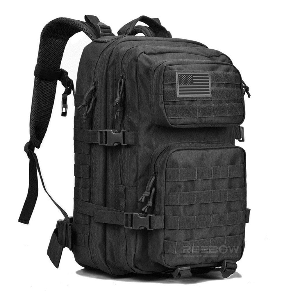BOW-TAC tactical backpacks - Black 40L tactical backpack - Main view