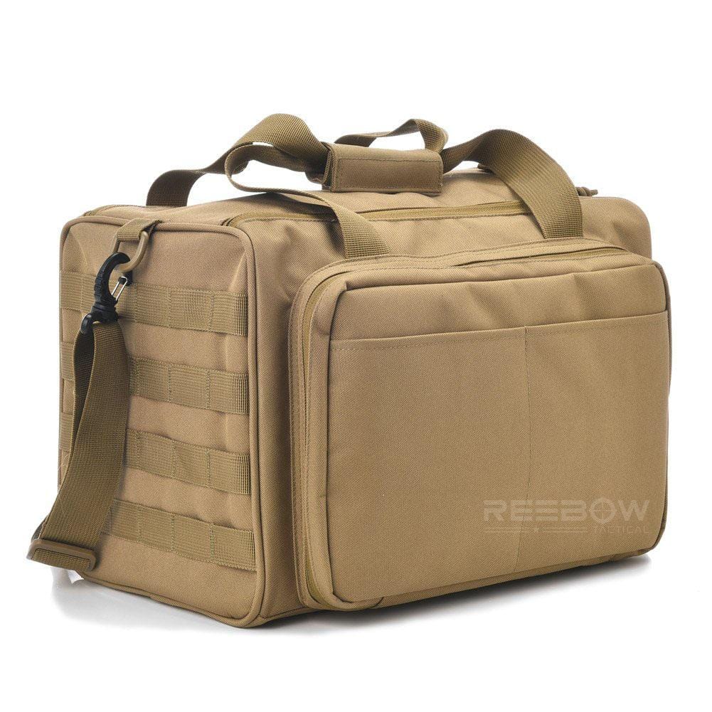BOW-TAC tactical bags - Brown shooting range duffle bag - Main view