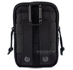 BOW-TAC tactical bags - Black edc pouch - Back view