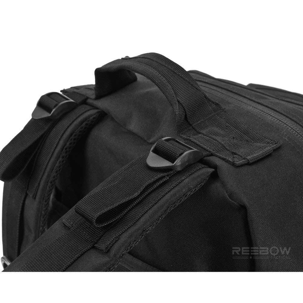 BOW-TAC tactical backpacks - Black 40L tactical backpack - Strip detail