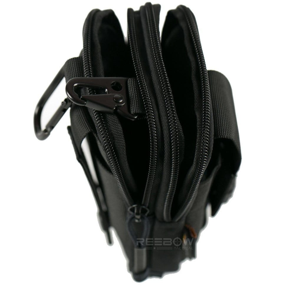 BOW-TAC tactical bags - Black edc pouch - Open view