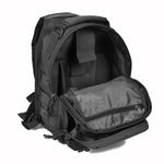 BOW-TAC tactical bags - Black tactical sling backpack - Open view