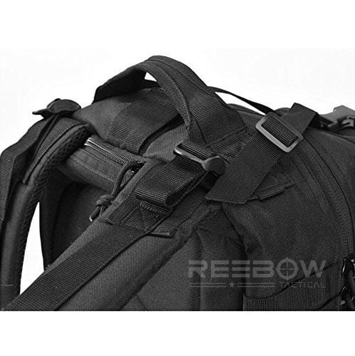 BOW-TAC tactical backpacks - Black 34L military backpack - Strip detail