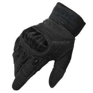 BOW-TAC tactical gloves - black tactical glove soft knuckle - Main view