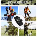 BOW-TAC tactical belts - Black heavy duty belt - Various applications
